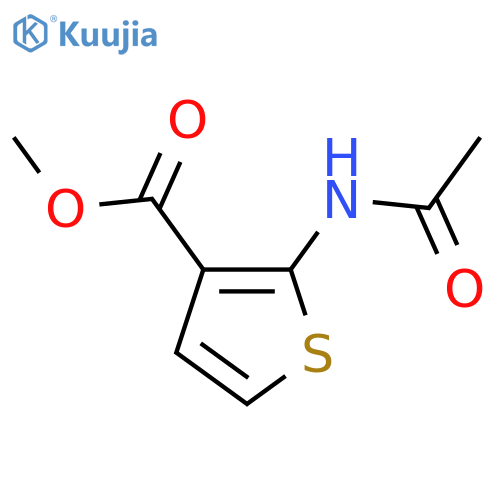 Methyl 2-acetamidothiophene-3-carboxylate structure