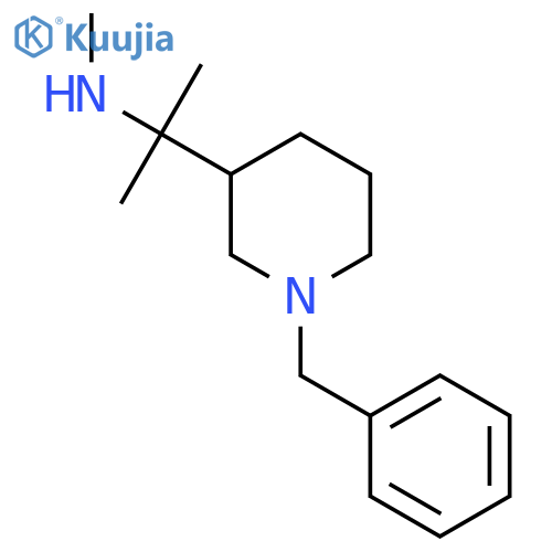 2-(1-benzylpiperidin-3-yl)propan-2-yl(methyl)amine structure
