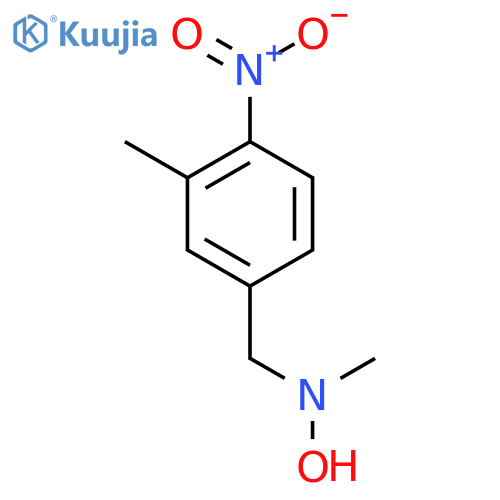 N-methyl-N-(3-methyl-4-nitrophenyl)methylhydroxylamine structure