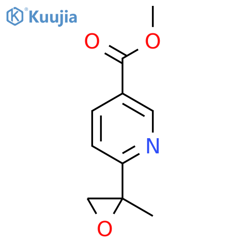 methyl 6-(2-methyloxiran-2-yl)pyridine-3-carboxylate structure