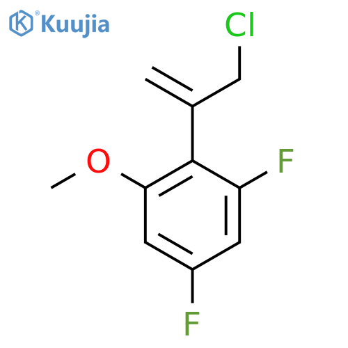 2-(3-chloroprop-1-en-2-yl)-1,5-difluoro-3-methoxybenzene structure