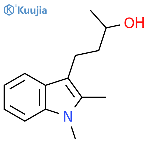 4-(1,2-dimethyl-1H-indol-3-yl)butan-2-ol structure