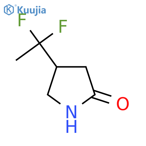 4-(1,1-difluoroethyl)pyrrolidin-2-one structure