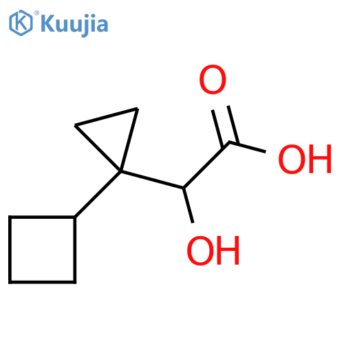 2-(1-cyclobutylcyclopropyl)-2-hydroxyacetic acid structure