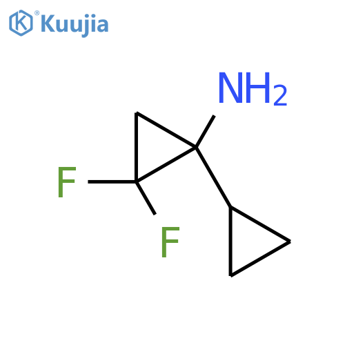 1-cyclopropyl-2,2-difluorocyclopropan-1-amine structure