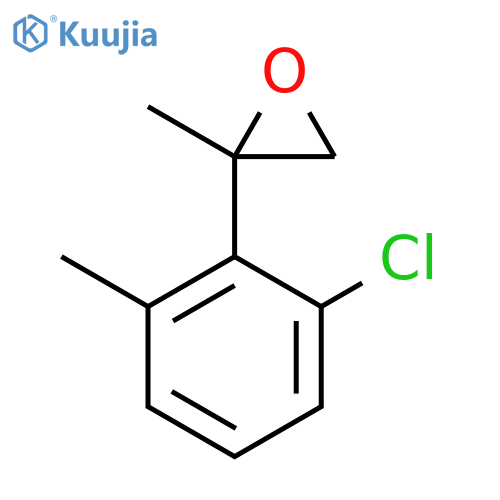 2-(2-chloro-6-methylphenyl)-2-methyloxirane structure