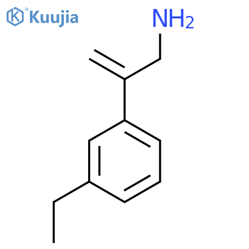 2-(3-ethylphenyl)prop-2-en-1-amine structure