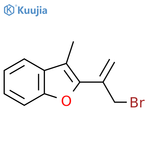 2-(3-bromoprop-1-en-2-yl)-3-methyl-1-benzofuran structure