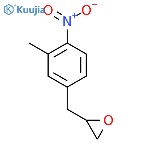 2-(3-methyl-4-nitrophenyl)methyloxirane structure