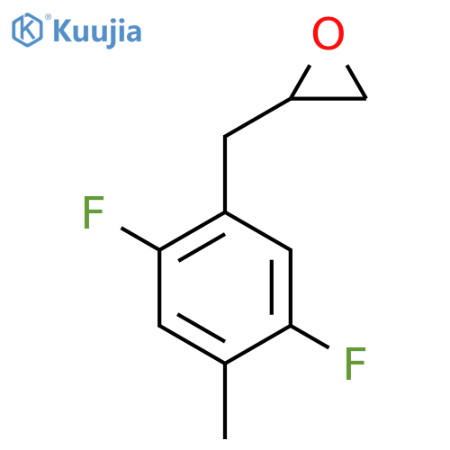 2-(2,5-difluoro-4-methylphenyl)methyloxirane structure