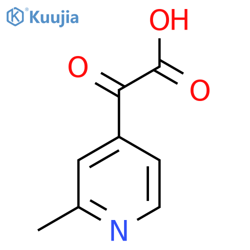 2-(2-methylpyridin-4-yl)-2-oxoacetic acid structure
