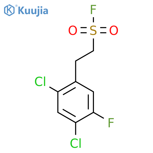 2-(2,4-dichloro-5-fluorophenyl)ethane-1-sulfonyl fluoride structure