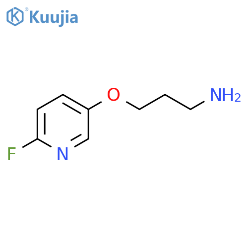 3-(6-fluoropyridin-3-yl)oxypropan-1-amine structure