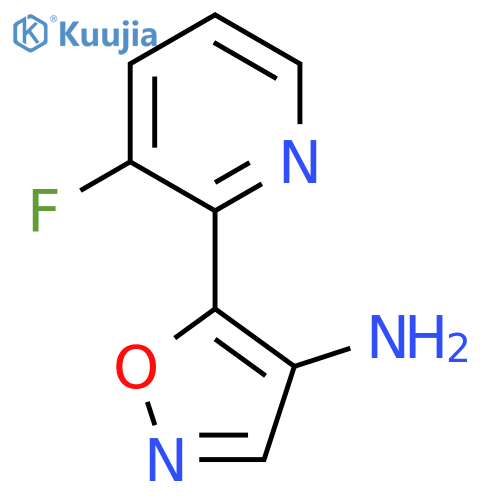 5-(3-fluoropyridin-2-yl)-1,2-oxazol-4-amine structure