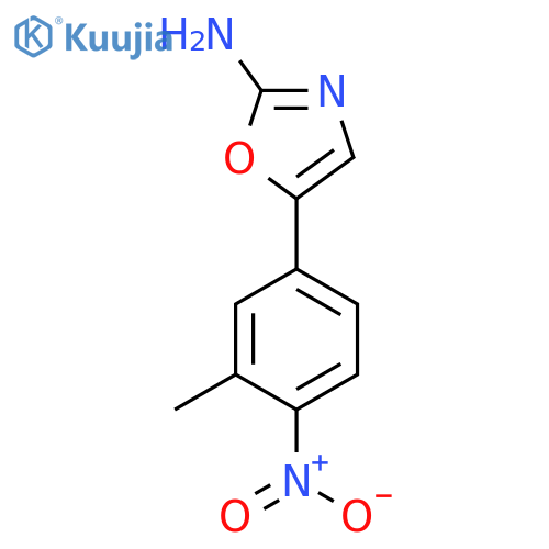 5-(3-methyl-4-nitrophenyl)-1,3-oxazol-2-amine structure