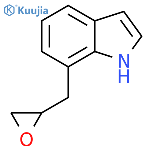 7-(oxiran-2-yl)methyl-1H-indole structure