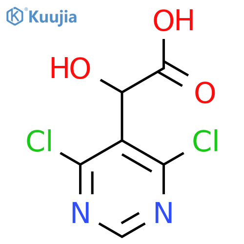 2-(4,6-Dichloropyrimidin-5-yl)-2-hydroxyacetic acid structure