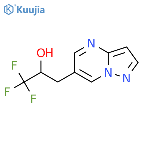 1,1,1-trifluoro-3-{pyrazolo1,5-apyrimidin-6-yl}propan-2-ol structure