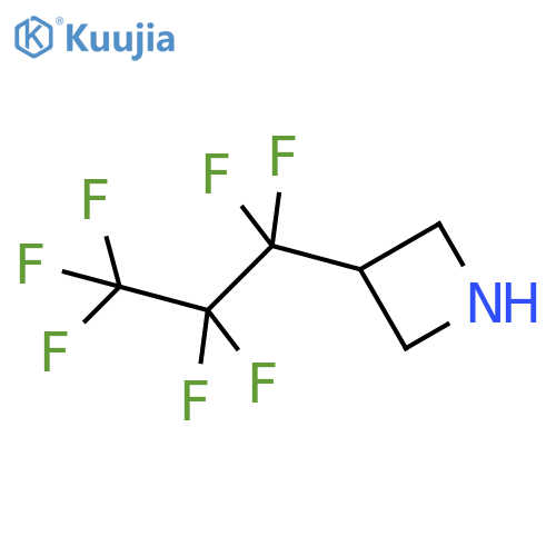 3-(heptafluoropropyl)azetidine structure