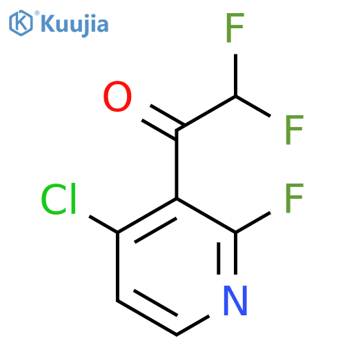 1-(4-chloro-2-fluoropyridin-3-yl)-2,2-difluoroethan-1-one structure