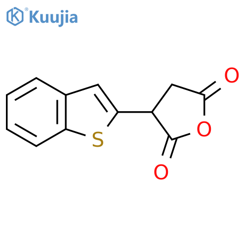 3-(1-benzothiophen-2-yl)oxolane-2,5-dione structure
