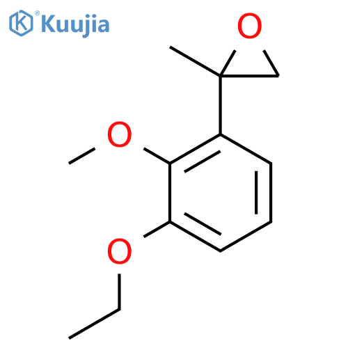 2-(3-ethoxy-2-methoxyphenyl)-2-methyloxirane structure