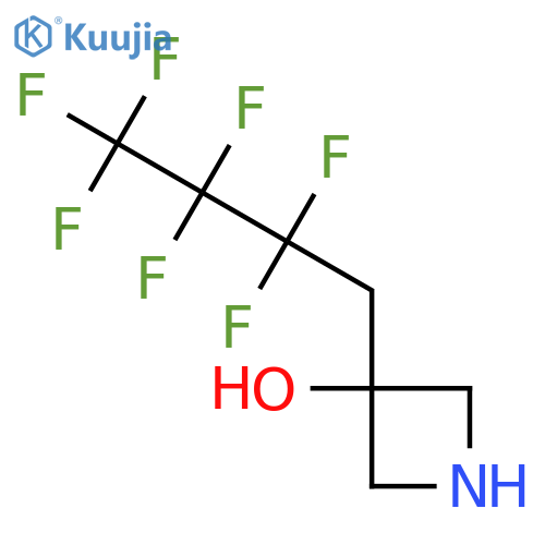 3-(2,2,3,3,4,4,4-heptafluorobutyl)azetidin-3-ol structure