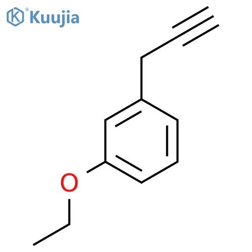 1-ethoxy-3-(prop-2-yn-1-yl)benzene structure