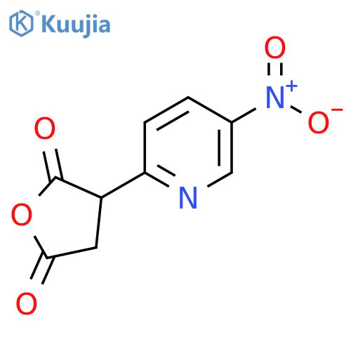 3-(5-nitropyridin-2-yl)oxolane-2,5-dione structure