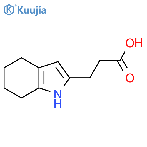 3-(4,5,6,7-tetrahydro-1H-indol-2-yl)propanoic acid structure