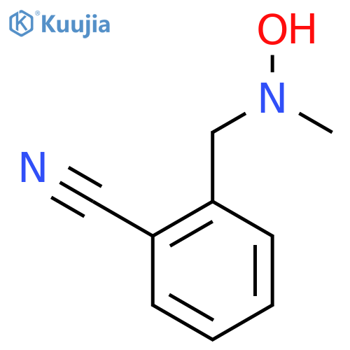 2-{hydroxy(methyl)aminomethyl}benzonitrile structure