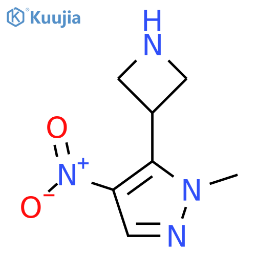 5-(azetidin-3-yl)-1-methyl-4-nitro-1H-pyrazole structure