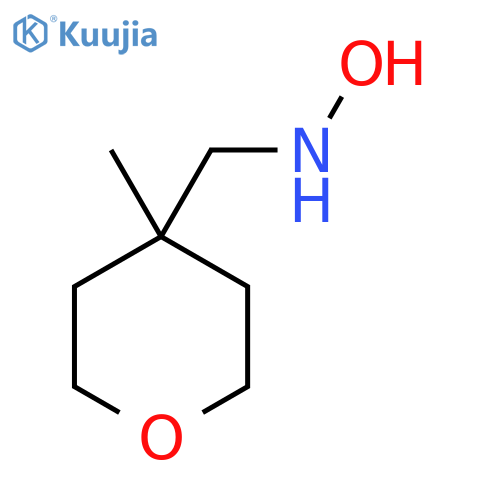 N-(4-methyloxan-4-yl)methylhydroxylamine structure
