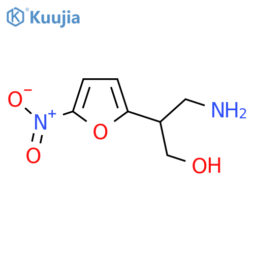3-amino-2-(5-nitrofuran-2-yl)propan-1-ol structure