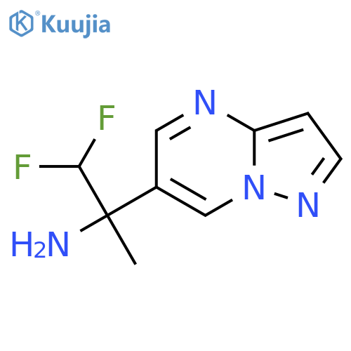 1,1-difluoro-2-{pyrazolo1,5-apyrimidin-6-yl}propan-2-amine structure