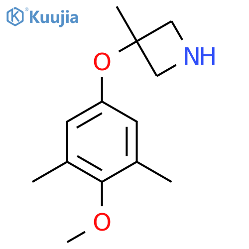3-(4-methoxy-3,5-dimethylphenoxy)-3-methylazetidine structure