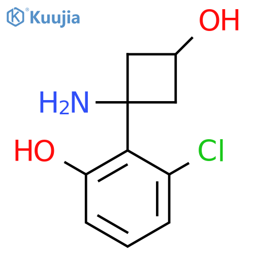2-(1-amino-3-hydroxycyclobutyl)-3-chlorophenol structure