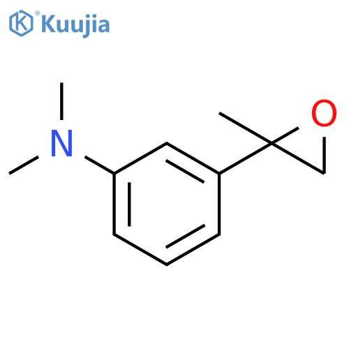 N,N-dimethyl-3-(2-methyloxiran-2-yl)aniline structure