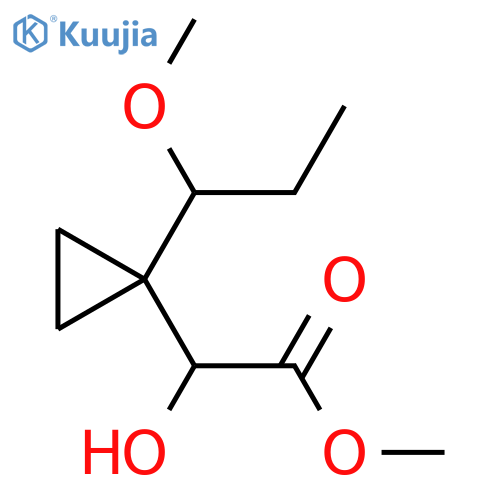 methyl 2-hydroxy-2-1-(1-methoxypropyl)cyclopropylacetate structure