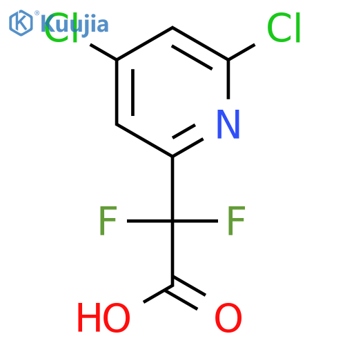 2-(4,6-dichloropyridin-2-yl)-2,2-difluoroacetic acid structure