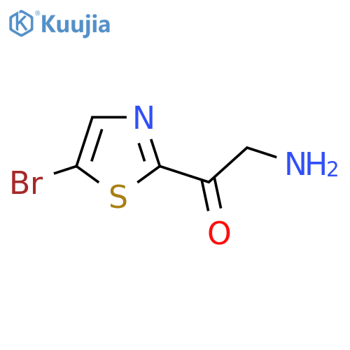 2-amino-1-(5-bromo-1,3-thiazol-2-yl)ethan-1-one structure