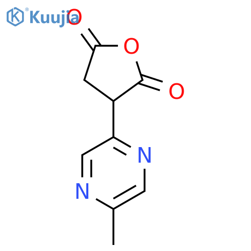 3-(5-methylpyrazin-2-yl)oxolane-2,5-dione structure
