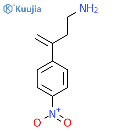 3-(4-nitrophenyl)but-3-en-1-amine structure