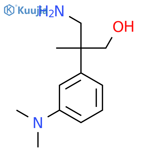 3-amino-2-3-(dimethylamino)phenyl-2-methylpropan-1-ol structure
