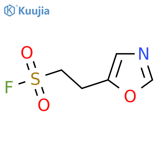 2-(1,3-oxazol-5-yl)ethane-1-sulfonyl fluoride structure