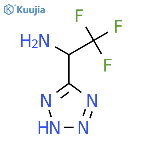 2,2,2-trifluoro-1-(1H-1,2,3,4-tetrazol-5-yl)ethan-1-amine structure