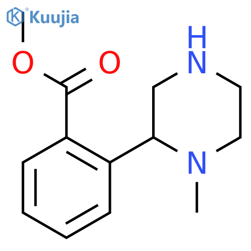 methyl 2-(1-methylpiperazin-2-yl)benzoate structure