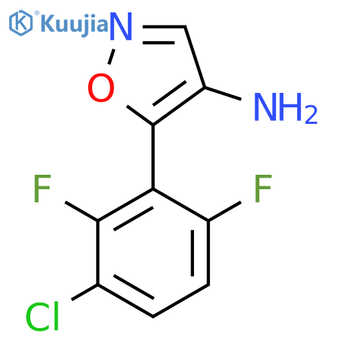 5-(3-chloro-2,6-difluorophenyl)-1,2-oxazol-4-amine structure