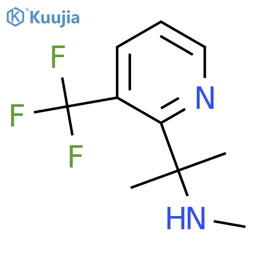 methyl({2-3-(trifluoromethyl)pyridin-2-ylpropan-2-yl})amine structure