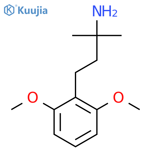 4-(2,6-dimethoxyphenyl)-2-methylbutan-2-amine structure